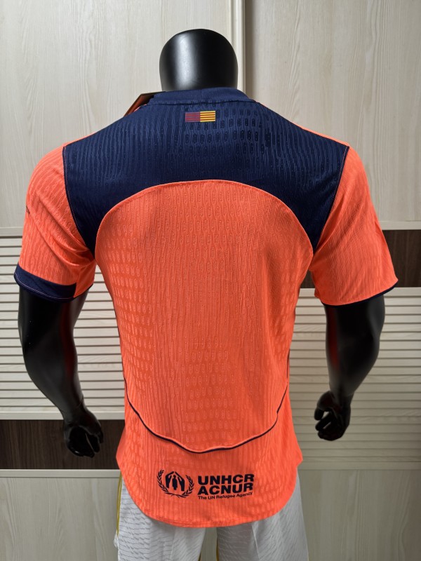25-26 BAR Second Away Player Version Soccer Jersey