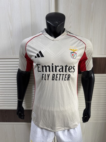 25-26 Benfica Away Player Version Soccer Jersey