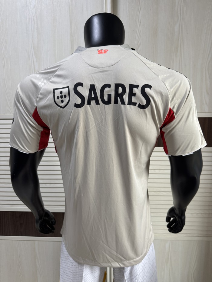 25-26 Benfica Away Player Version Soccer Jersey