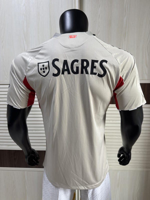 25-26 Benfica Away Player Version Soccer Jersey
