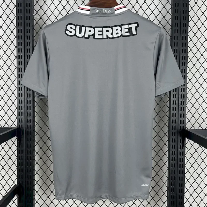 25-26 Sao Paulo Grey Special Edition Fans Soccer Jersey