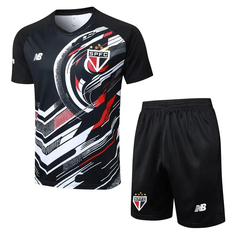 25-26 Sao Paulo Black Training Short Suit