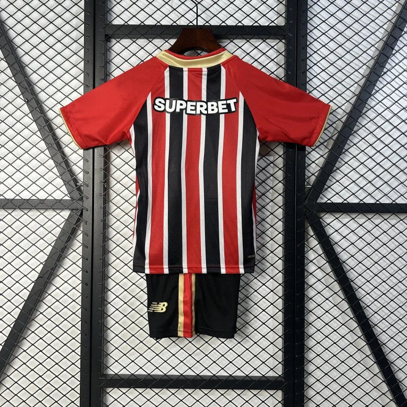 25-26 Sao Paulo Away Kids Soccer Jersey
