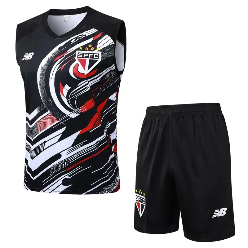 25-26 Sao Paulo Black Tank top and shorts suit