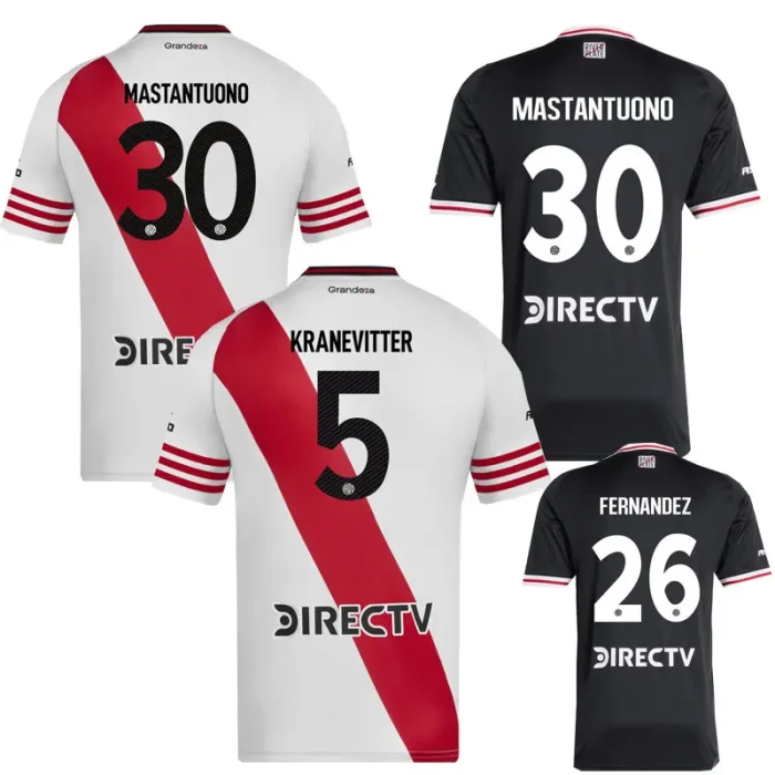 25-26 River Away Player Version Soccer Jersey