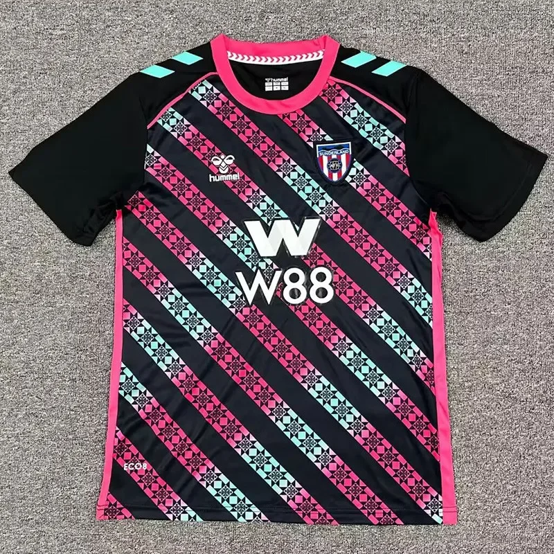 25-26 Sunderland Black GoalKeeper Fans Soccer Jersey
