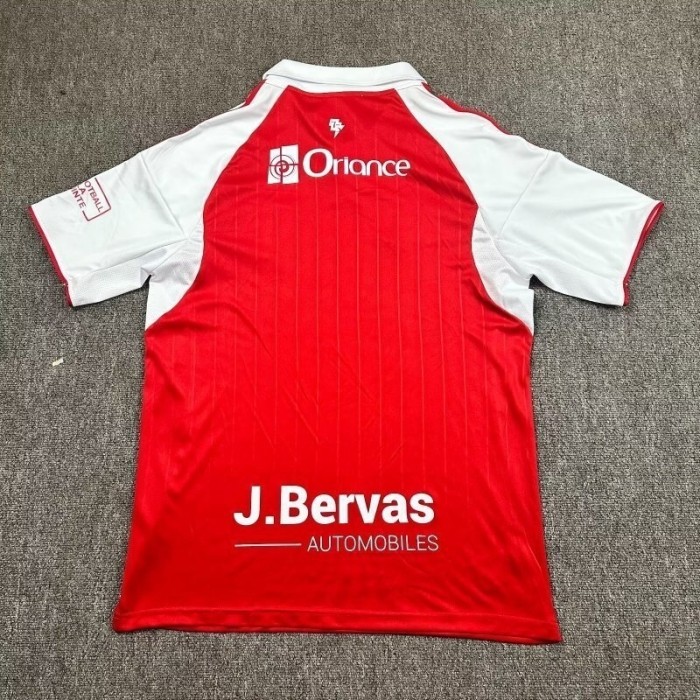 25-26 Stade Brestois Home Fans Soccer Jersey