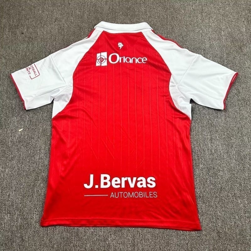 25-26 Stade Brestois Home Fans Soccer Jersey