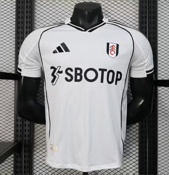 25-26 Fulham Home Player Version Soccer Jersey