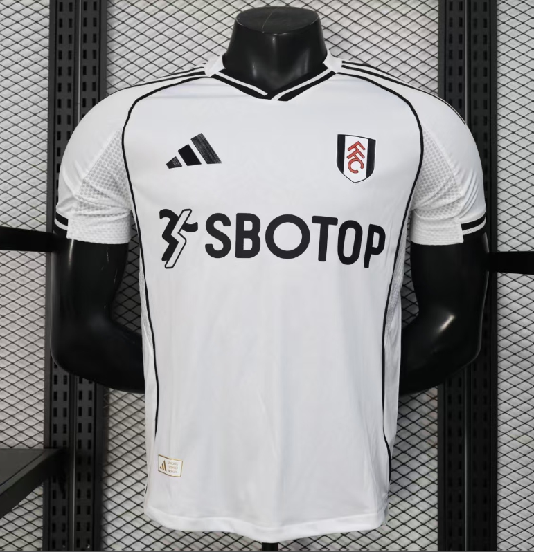25-26 Fulham Home Player Version Soccer Jersey