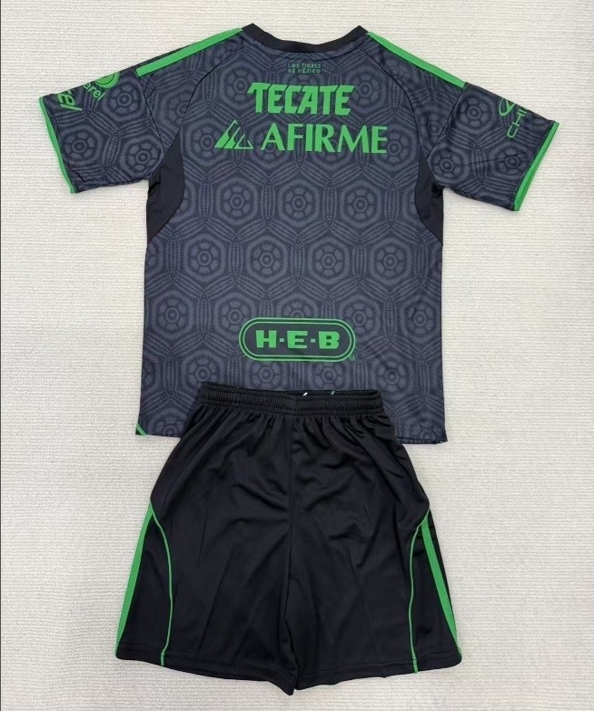 25-26 Tigres UANL Third Away Kids Soccer Jersey