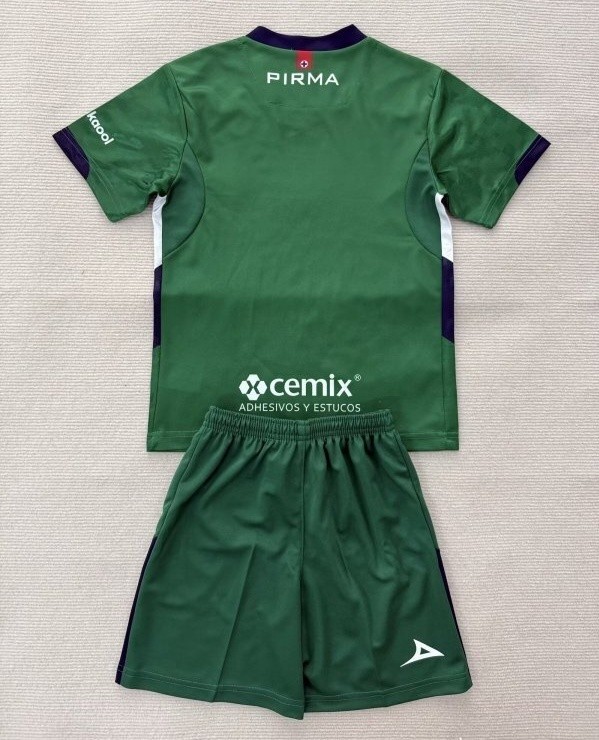 25-26 Cruz Azul Green Kids Soccer Jersey