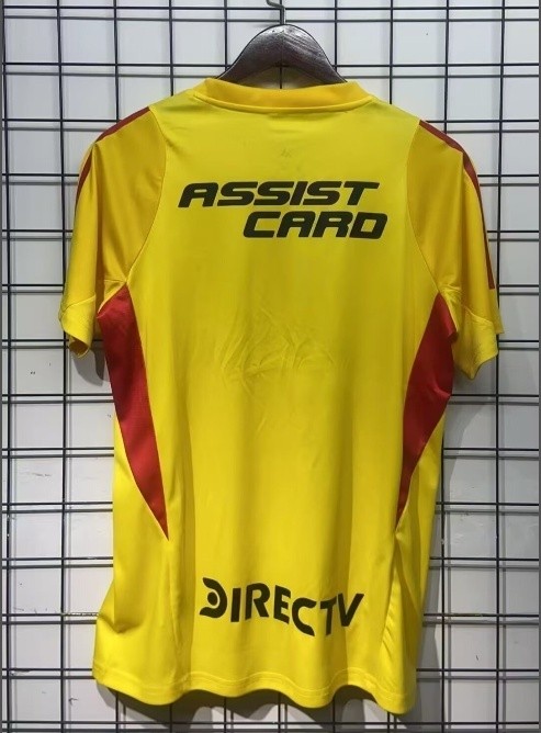 25-26 Colo-Colo Yellow Goalkeeper Fans Soccer Jersey