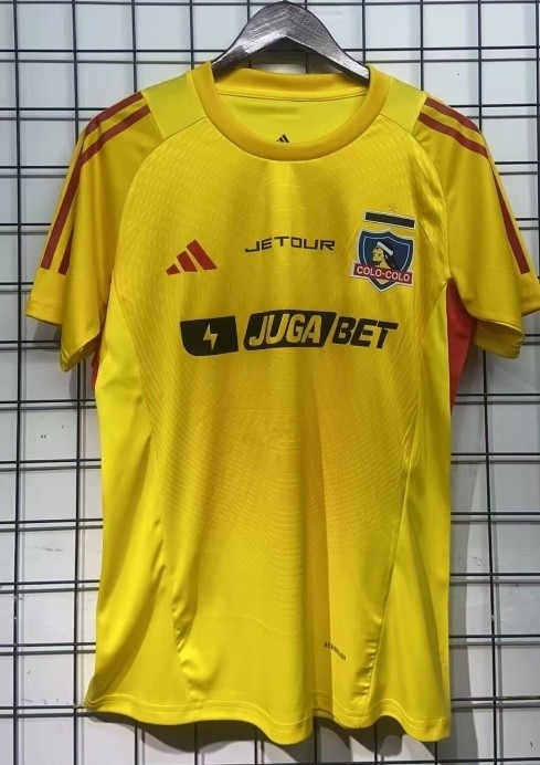 25-26 Colo-Colo Yellow Goalkeeper Fans Soccer Jersey