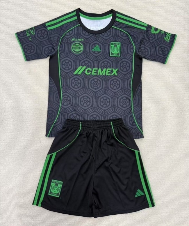 25-26 Tigres UANL Third Away Kids Soccer Jersey