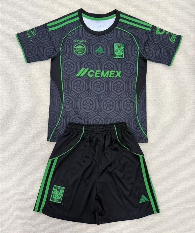 25-26 Tigres UANL Third Away Kids Soccer Jersey