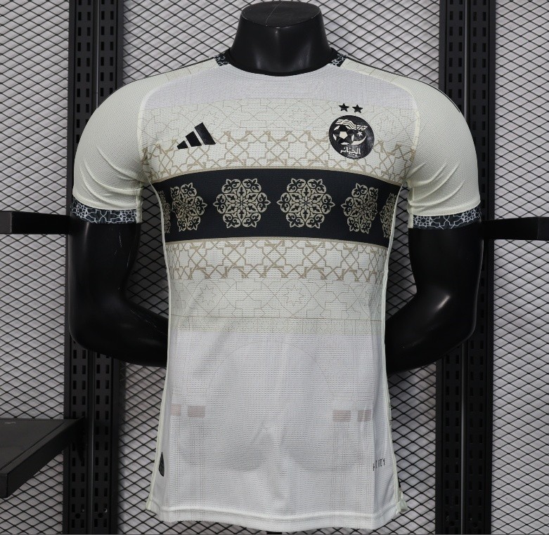 25-26 Algeria White Player Version Training shirts #A38