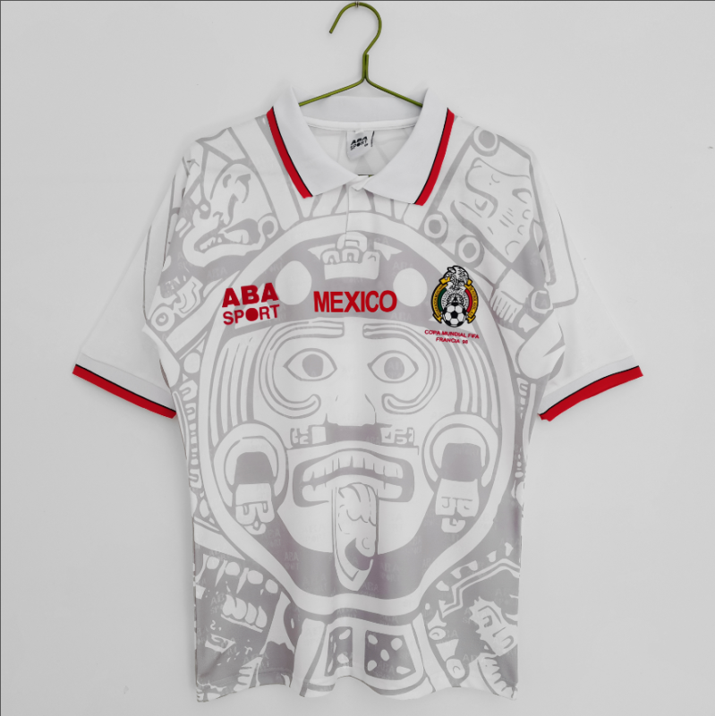 1998 Mexico Away Retro Soccer Jersey