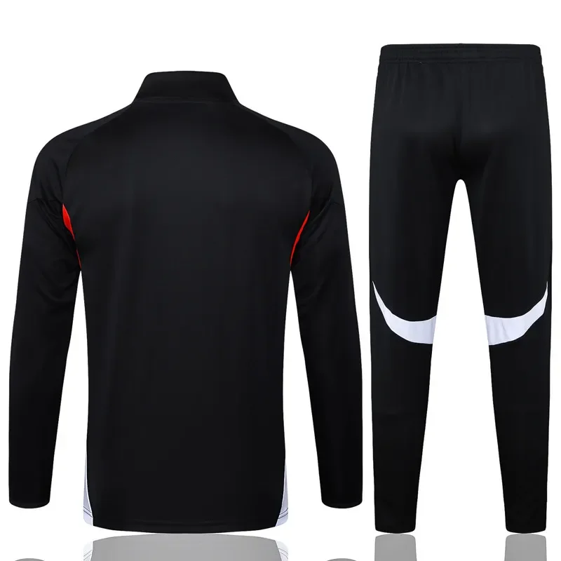 25-26 Bayern Black Jacket Tracksuit