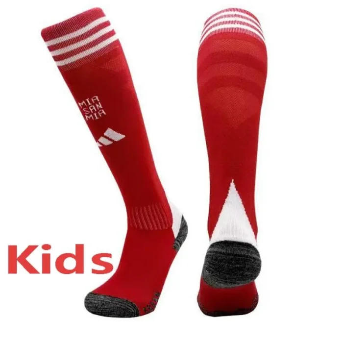 25-26 Bayern Home Red Kids Socks