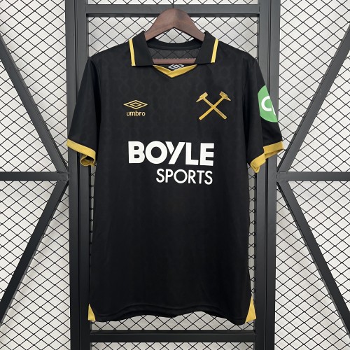 25-26 West Ham Third Away Fans Soccer Jersey