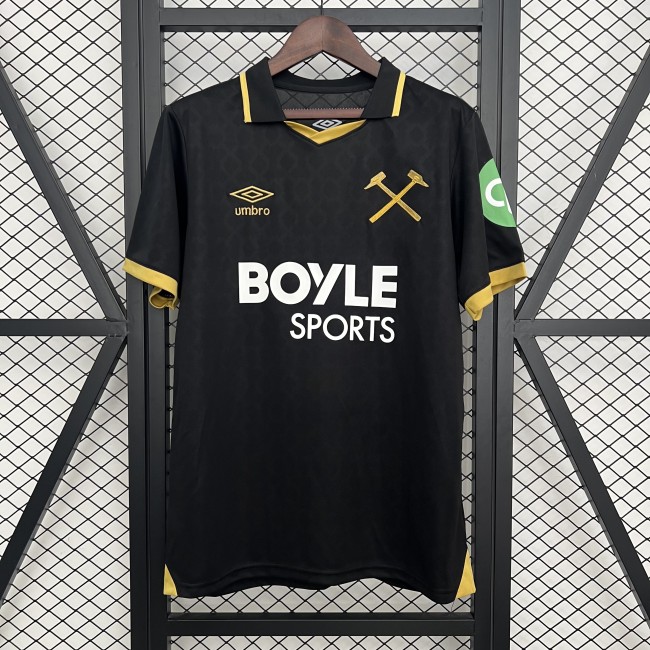 25-26 West Ham Third Away Fans Soccer Jersey