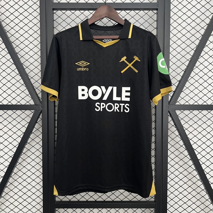 25-26 West Ham Third Away Fans Soccer Jersey
