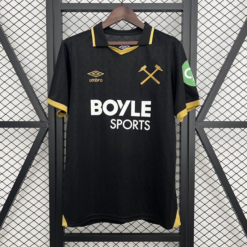 25-26 West Ham Third Away Fans Soccer Jersey