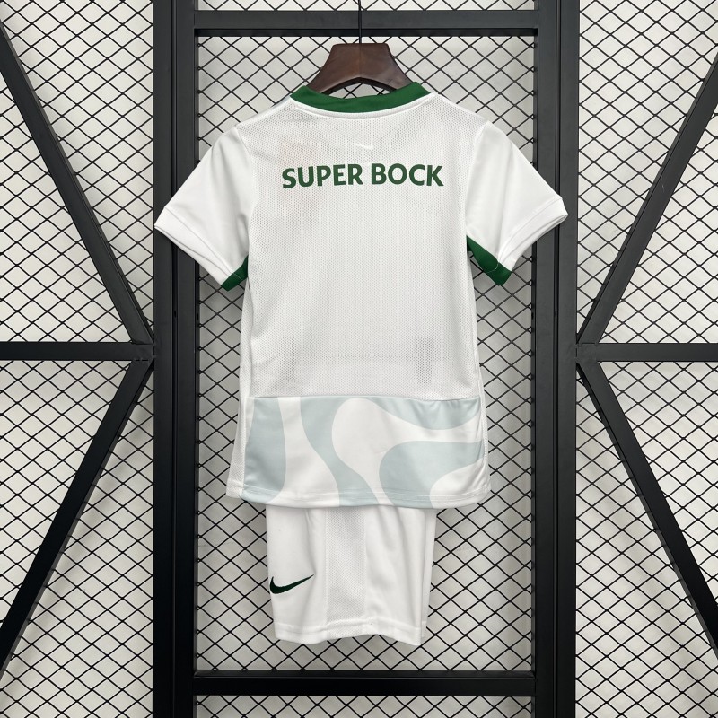 25-26 Lisbon Away Kids Soccer Jersey