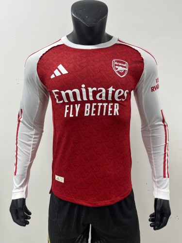 25-26 ARS Home Long Sleeve Player Version Soccer Jersey