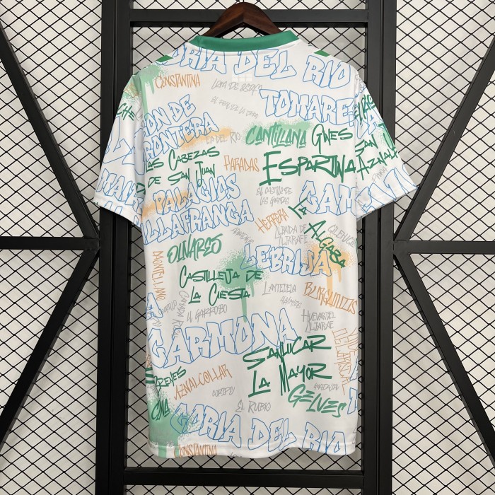 25-26 Real Betis Graffiti Special Edition Soccer Jersey