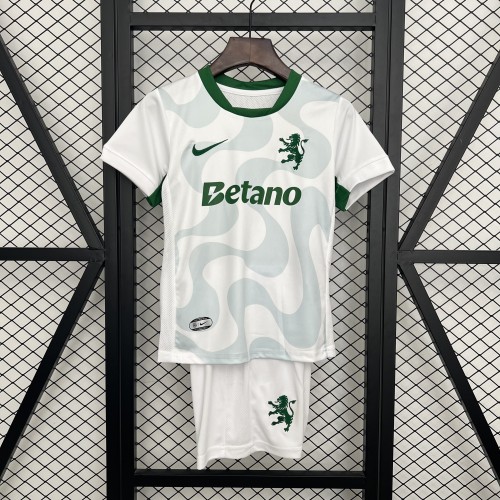 25-26 Lisbon Away Kids Soccer Jersey