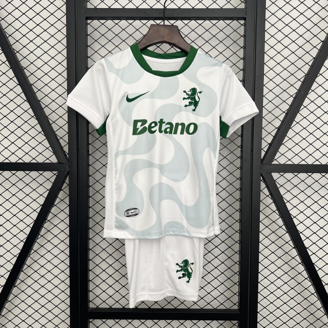 25-26 Lisbon Away Kids Soccer Jersey