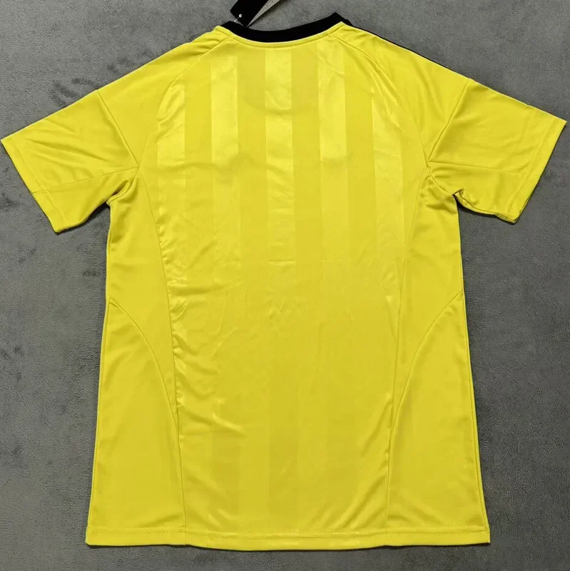 25-26 JUV Yellow Goalkeeper Fans Soccer Jersey