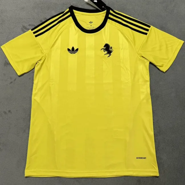 25-26 JUV Yellow Goalkeeper Fans Soccer Jersey