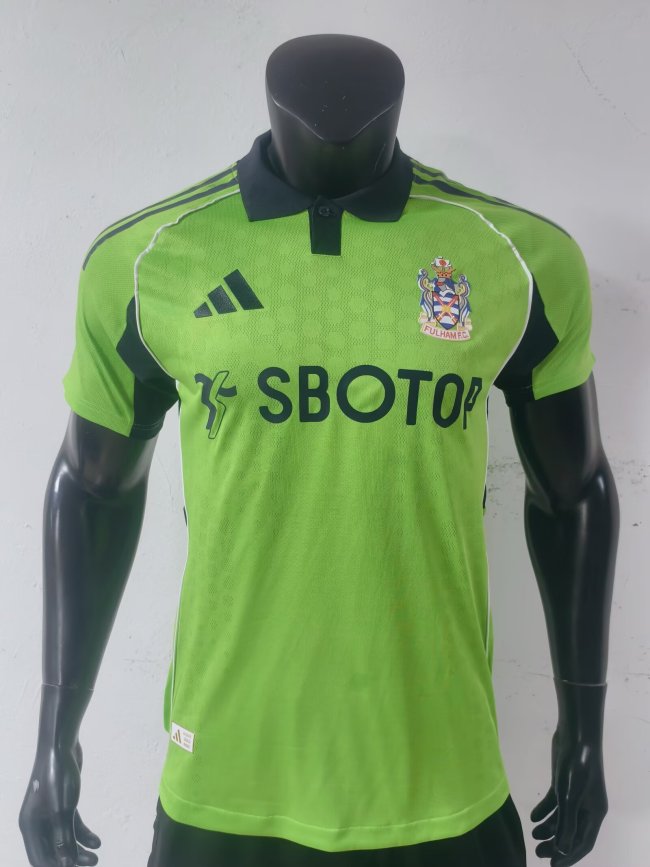 25-26 Fulham Away Player Version Soccer Jersey
