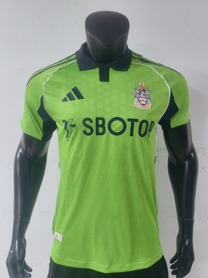 25-26 Fulham Away Player Version Soccer Jersey