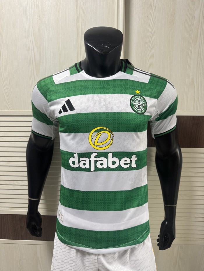 25-26 Celtic Home Player Version Soccer Jersey
