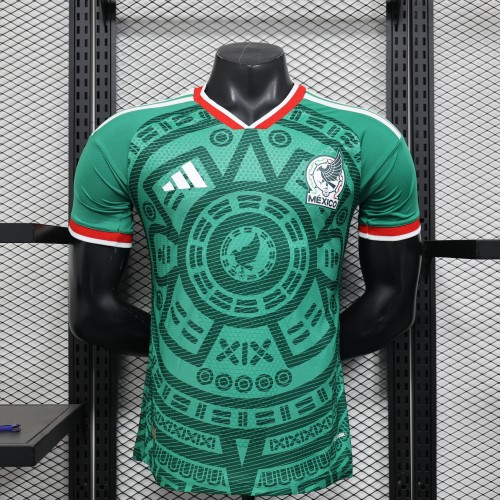26-27 Mexico Home Player Version Soccer Jersey