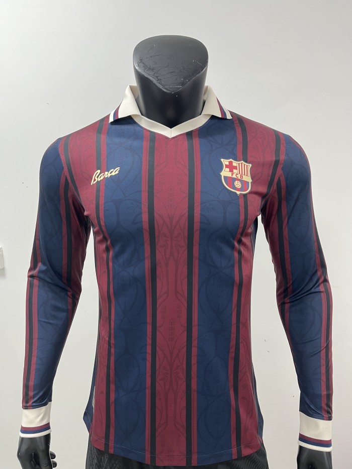 25-26 BAR 125 Anniversary Edition Long Sleeves Player Version Soccer Jersey