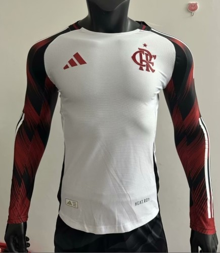 25-26 Flamengo Away Long Sleeves Player Version Soccer Jersey