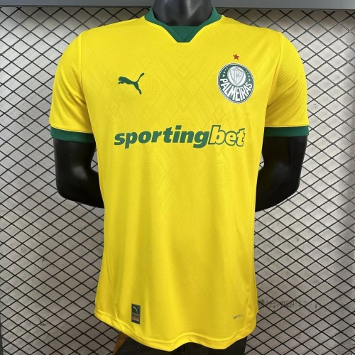 25-26 Palmeiras Yellow Player Version Soccer Jersey