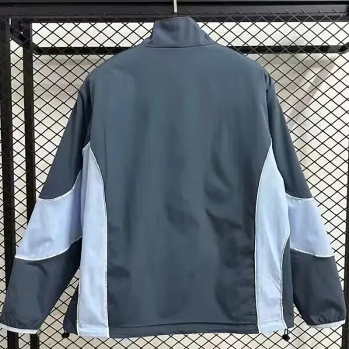 25-26 Man City Blue & White Double Sided Windbreaker(双面风衣）