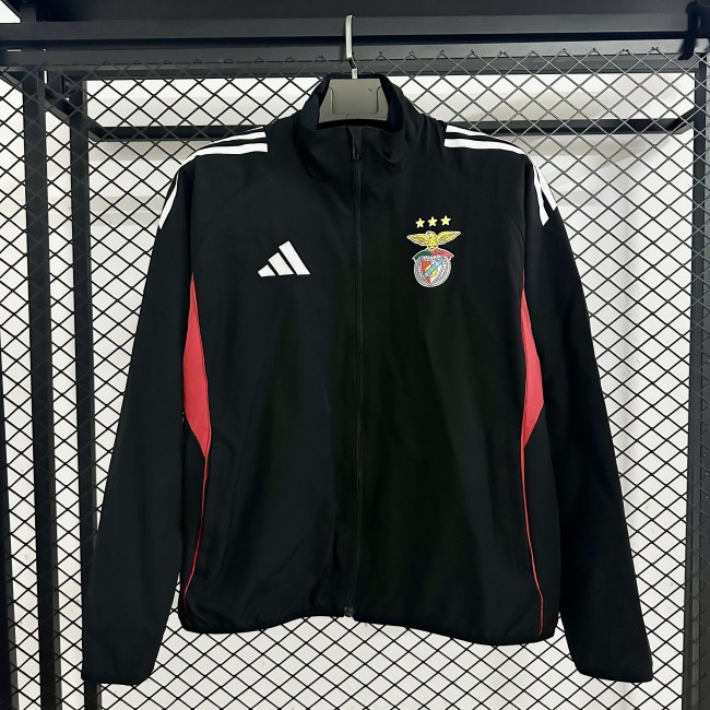 25-26 Benfica Black Windbreaker
