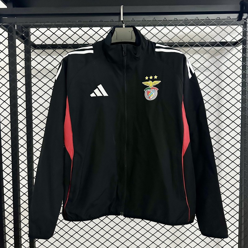 25-26 Benfica Black Windbreaker
