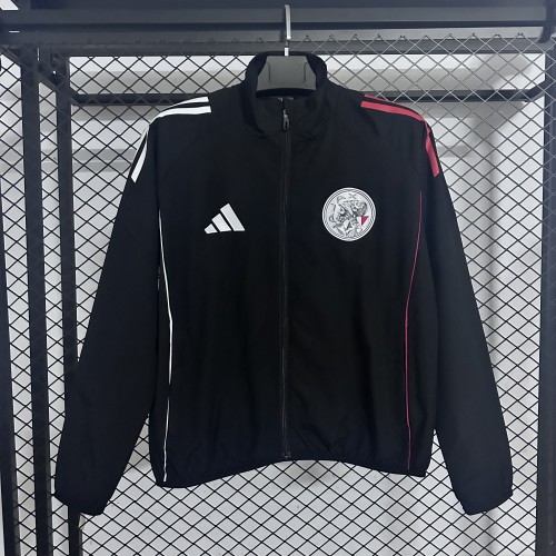 25-26 Ajax Black Windbreaker