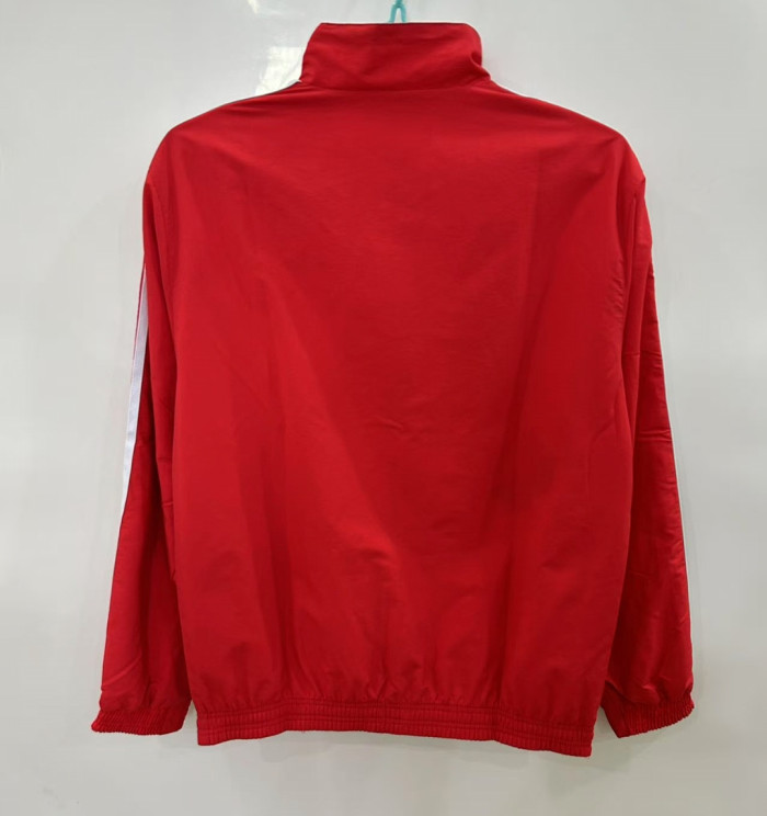 25-26 RMA Red & White Double Sided Windbreaker (双面风衣)