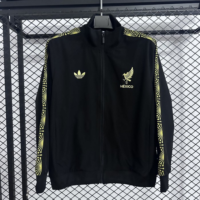 25-26 Mexico Black Windbreaker
