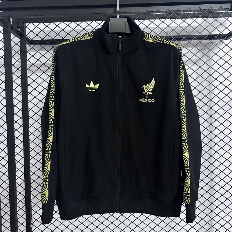 25-26 Mexico Black Windbreaker