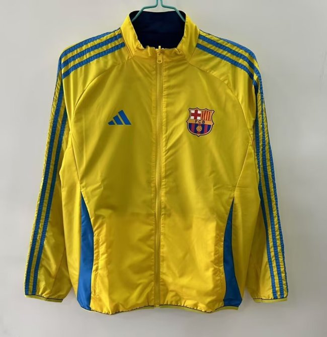 25-26 BAR Blue & Yellow Double Sided Windbreaker (双面风衣)